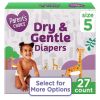 Dry & Gentle Disposable Diapers for Toddlers, Size 5, 27 Count