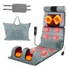 Advanced Version Full Body Electric Massage Mat Heating Vibration Massage Pad Cushion Back Massage Mattress Chair Pad with Neck Foot Massage Head Pill