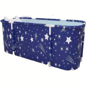 Portable foldable bathtub, thermostatic shower tub tub | ice bath | Separate family bathroom SPA bathtub, shower room soaking vertical bathtub