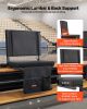 VEVOR Stadium Seat, Folding Bleacher Seat with Back Support and Thick Cushion, Padded Stadium Seats for Bleacher Includes Shoulder Strap, Hooks