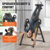 VEVOR Inversion Table, 300lbs Capacity Heavy Duty Inversion Table, Decompression Back Stretcher Machine, Strength Training Equipment with Headrest