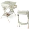 Baby Diaper Changing Table with Water Basin Wheel