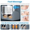 Advanced Version Full Body Electric Massage Mat Heating Vibration Massage Pad Cushion Back Massage Mattress Chair Pad with Neck Foot Massage Head Pill